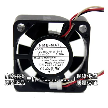 

2pcs For NMB 1204KL-01W-B49 3010 30X30X10MM 5V 0.20A 3CM notebook hard coolign mini fan