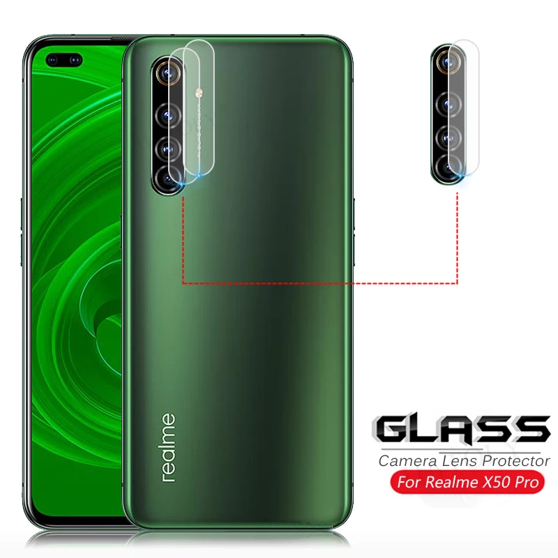 2 шт. стекло на Realme X50 Pro Защитная пленка для объектива камеры Oppo HD задняя |