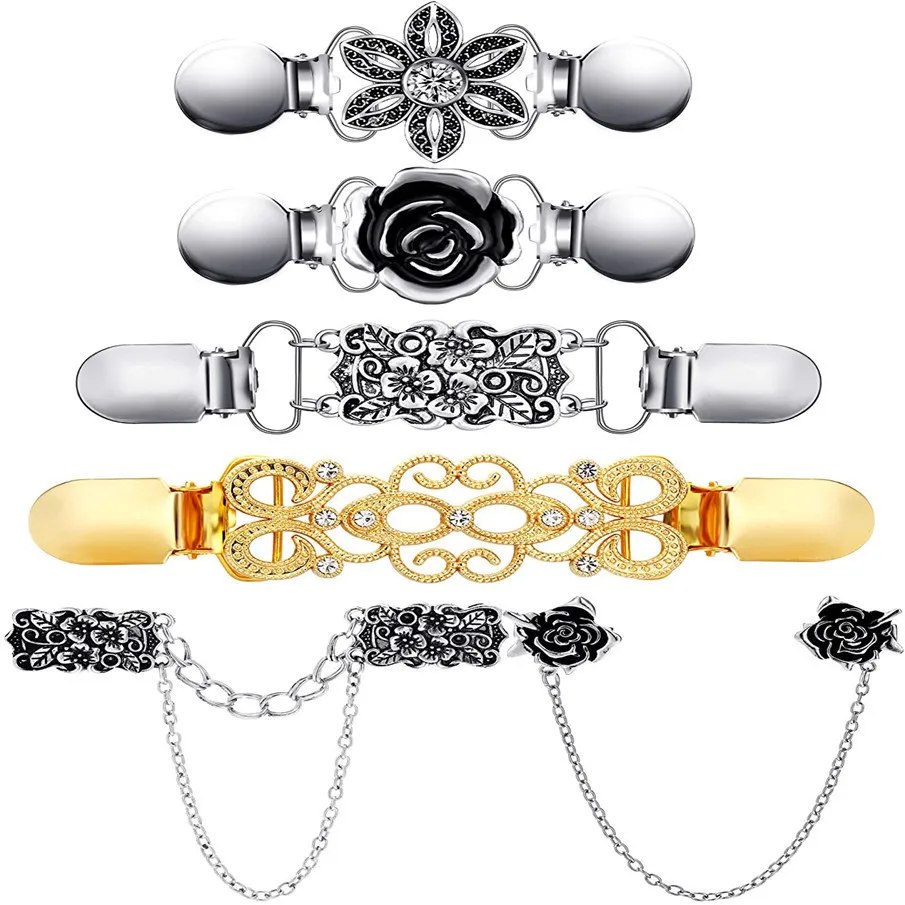 Clips De Cuello De C rdigan Para Mujeres Y Ni as Conjunto De 6 Unids clips-de-cuello-de-c-rdigan-para-mujeres-y-ni-as-conjunto-de-6-unids