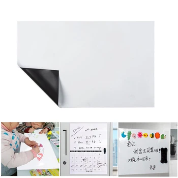 

Erase Drawing Board Message Board Soft Whiteboard Fridge Sticker Magnetic Board Home Office JR Deals