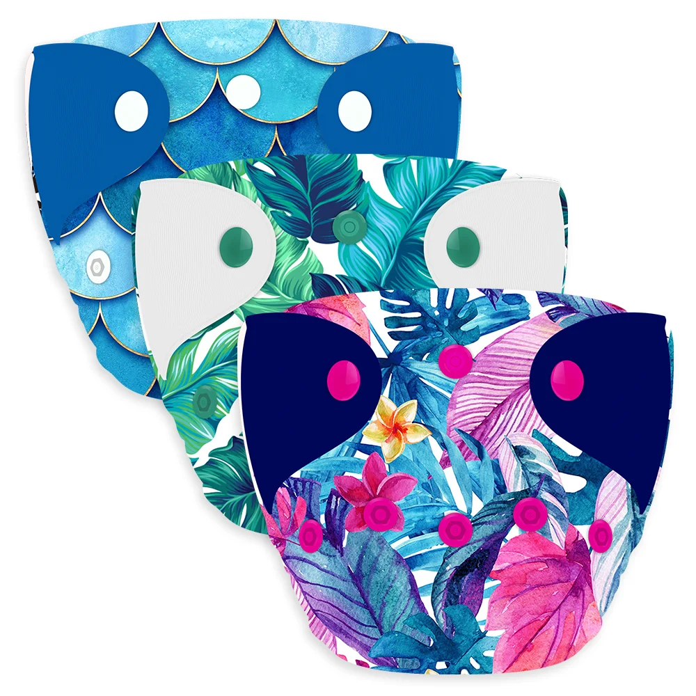 Clearance Sale Newborn / Premature One Size Baby Boy Girl AIO Cloth Diaper with without Pocket 1.5-5 2.5-7 KG | Мать и ребенок