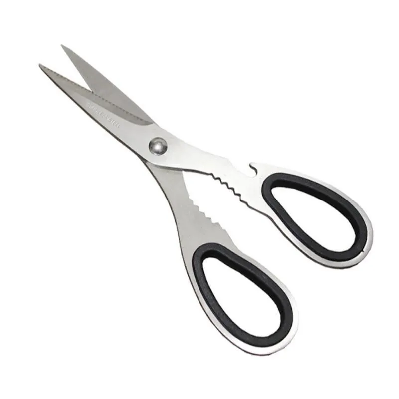 

Free Shipping Multifunctional Stainless Steel Poultry Kitchen scissor Nutcracker Bottle opener Bone Cutter Cook Tool shear cut