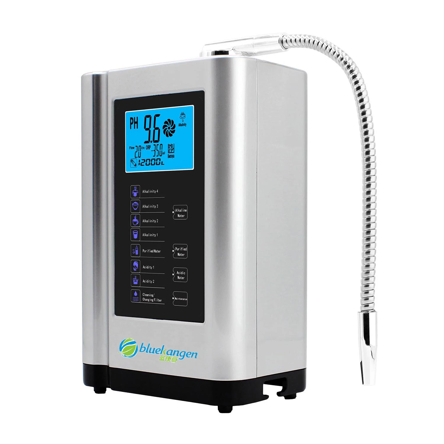 Free Shiping Blue Kangen Water Ionizer/Alkaline water Generator