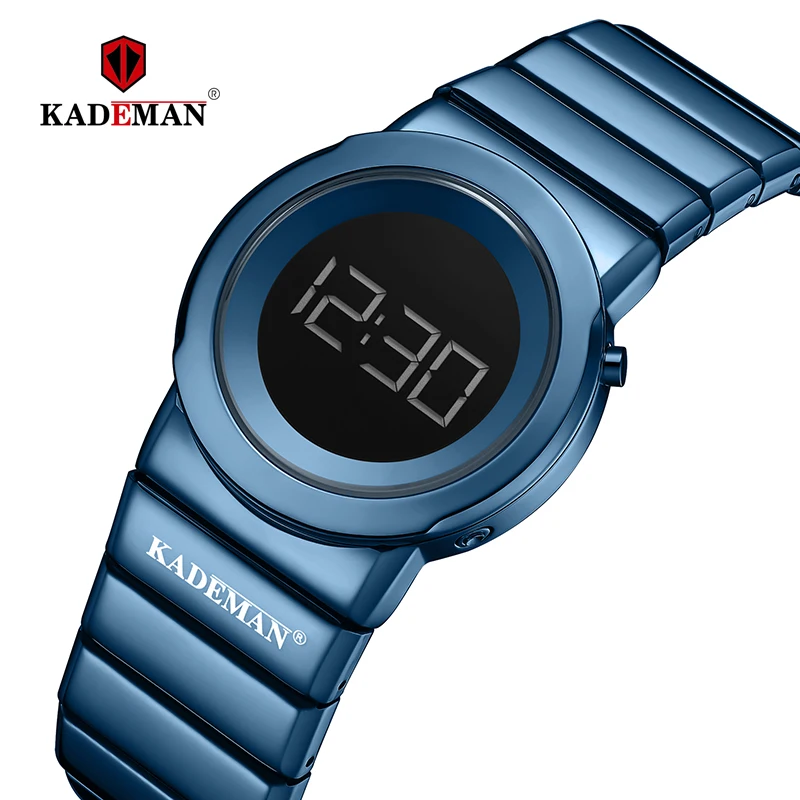 

9052 Top Luxury Kademan Brand Women Digital Watches Fashion Simple for Ladies Quartz Full Steel Watch Reloj Mujer Waterproof