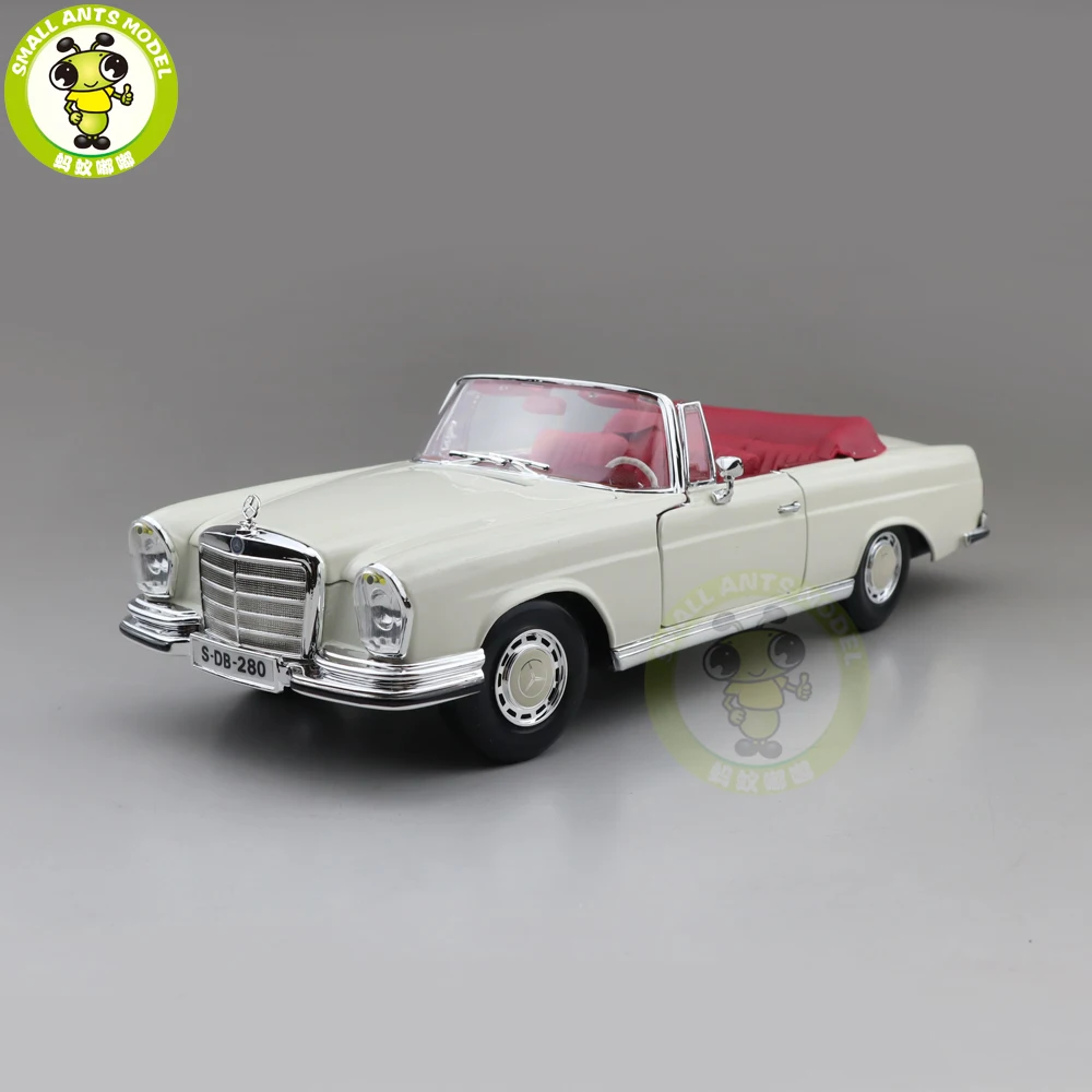 

1/18 280SE 1967 Maisto 31811 Diecast Metal Model Car Toys Boys Girls Gifts