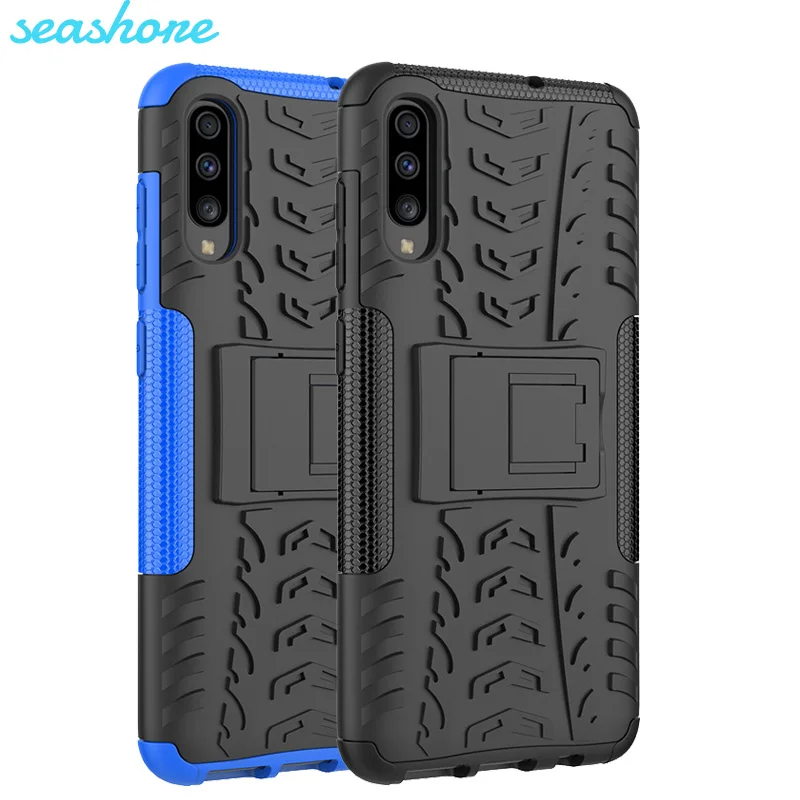 

TPU PC Case For Sansung A70s holder Phone case Shockproof Protection Protective Coque For Sansung Galaxy A70s Back Cover