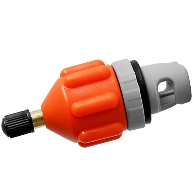 

1Pcs Inflatable Boat Pump Adapter Inflating Boat Valve Adapter Air Valve Adapter for Inflating Boat Outdoor Orange