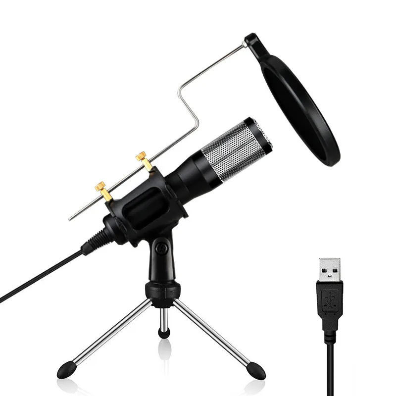 

Metal USB Condenser Recording Microphone for Laptop MAC or Windows Cardioid Studio Recording Vocals Voice Over, YouTube PC