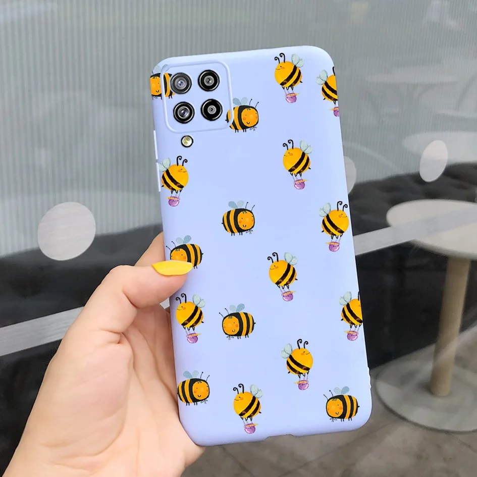 waterproof case for phone For Samsung A22 5G 4G Case Galaxy A 22 4G 5G 2021 A22s Cover Silicone Bumper Cartoon Butterfly Soft-Touch Protective Back Covers glass flip cover