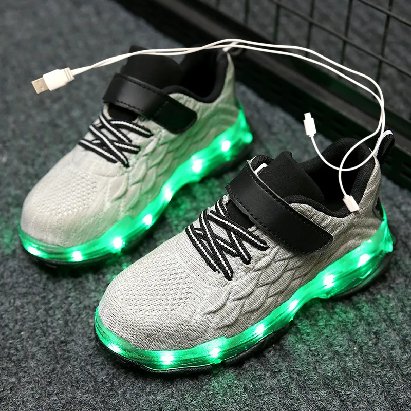 Consequent Waden Fietstaxi Size 25-37 Children Led Shoes For Boys Girls Usb Charger Schoenen Kids  Chaussure Enfant Luminous Glowing Sneaker With Light Sole - Children Casual  Shoes - AliExpress