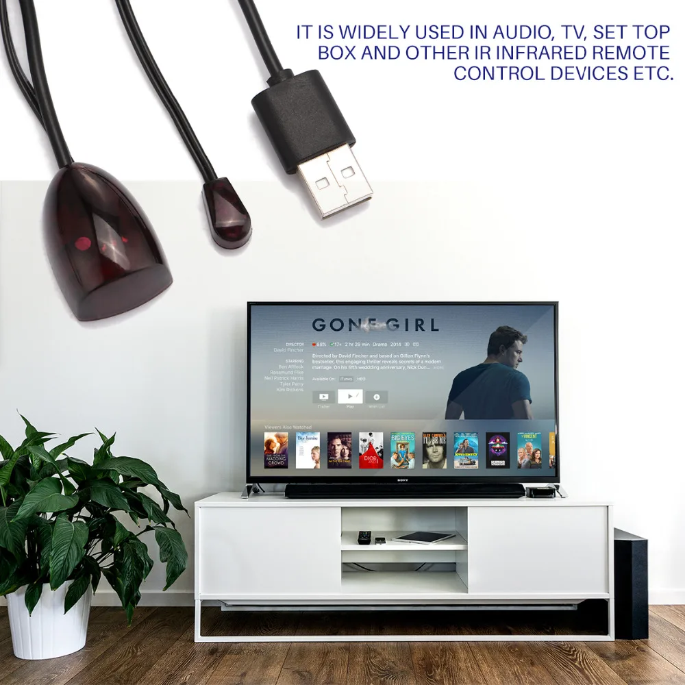 Пульт дистанционного управления USB адаптер 5 в ИК инфракрасный транспондер приемник ретранслятор передатчик USB адаптер удлинитель Кабель С светодиодный свет