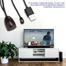 Пульт дистанционного управления USB адаптер 5 в ИК инфракрасный транспондер приемник ретранслятор передатчик USB адаптер удлинитель Кабель С светодиодный свет