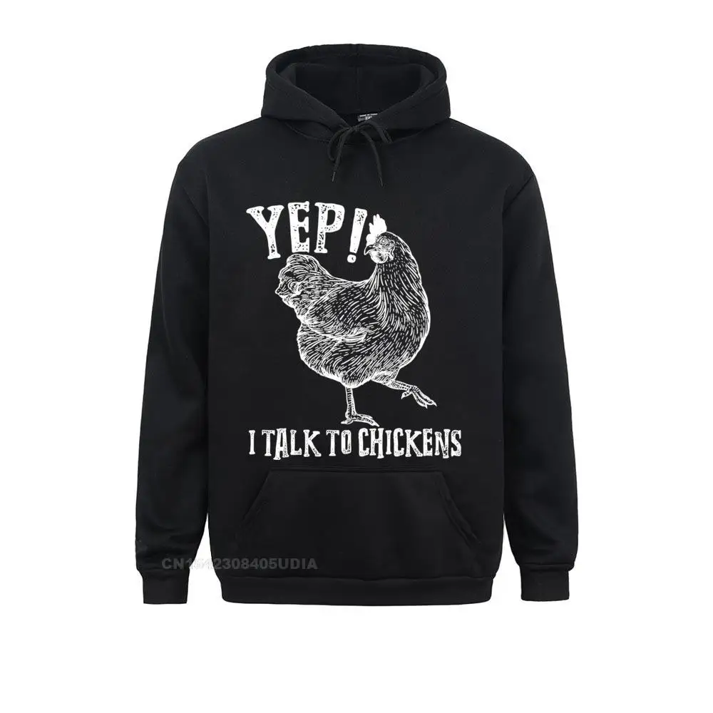 

Retro Vintage Cute Chicken Buffs Gift Yep I Talk To Chickens Hoodie Hot Sale Cool Sweatshirts Men Hoodies Hoods Summer/Fall