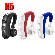 K5 беспроводные наушники Bluetooth 4,1 наушники Спорт Досуг ушной крючок бизнес Автомобильная гарнитура с микрофоном для IOS Android ноутбука