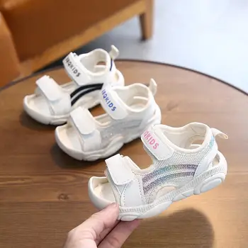 

Children's Sandals High quality Kids Shoes Baby Boy Girl Patchwork Summer Beach sport Soft Sandals Shoes Sneakers