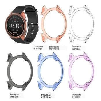 

Transparent Watch Case Watch Protection Shell Cover for Xiaomi Color Watch Fashion Anti-fall Watch Case for Xaimi Color Watch
