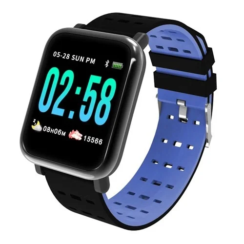 

NEW A6 Smart Watch Heart Rate Monitor Sport Fitness Tracker Sleep Monitor Waterproof Sport for IOS Android PK Q8 V6 S9
