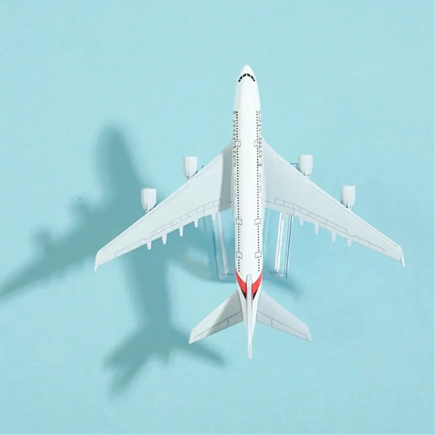 Emirates Airlines A380 Aircraft Model 15cm Alloy Aviation Collectible Diecast Miniature Ornament Souvenir Toys