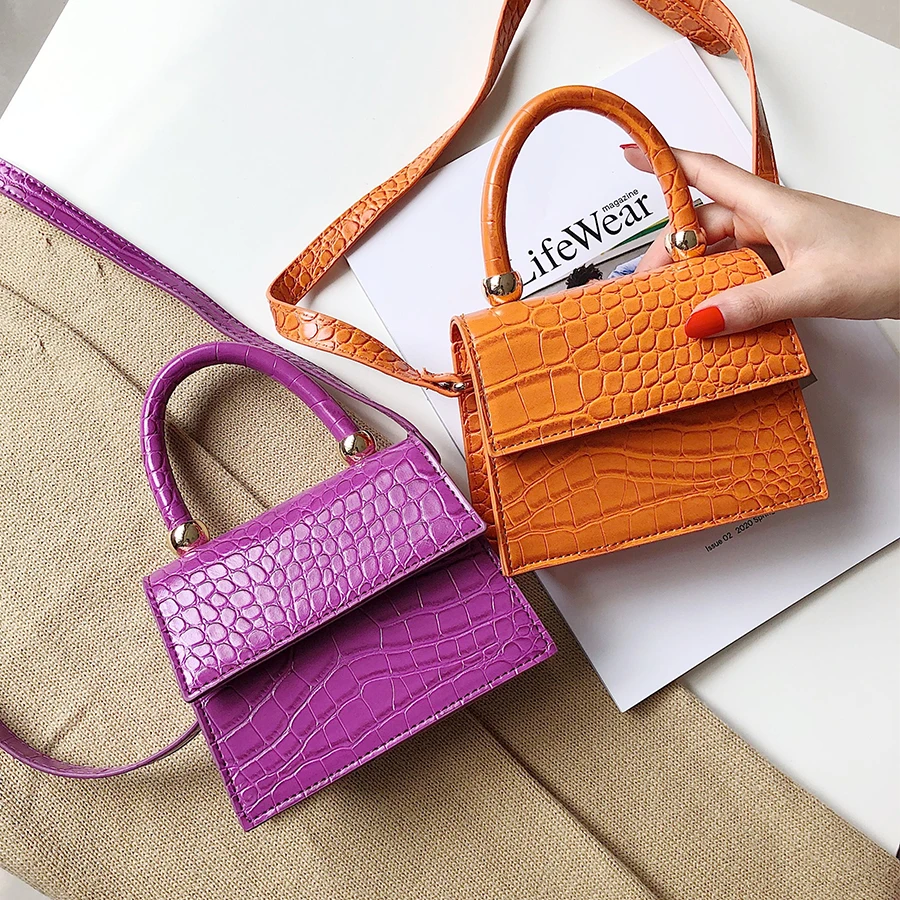 

2020 Mini Luxury Women Bag Stone Pattern Totes Shoulder Bags Small Messenger Handbags Fashion Lady Travel Cross Body Bag Purses