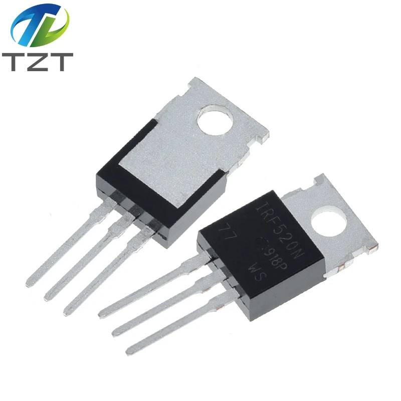 10PCS IRF510 IRF520 IRF530 IRF540 IRF630 IRF640 IRF730 IRF740 IRF830 IRF840 Transistor TO-220 TO220 – Detail 3