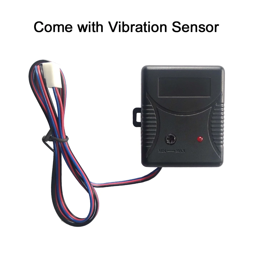  Car SUV Switch Keyless Entry Engine Start Alarm System with Vibration Sensor Push Button Remote Sta