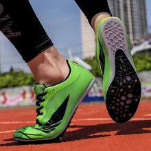 Мужские беговые шипы, профессиональный резиновый трек, спринт, шипы, кроссовки для бега для мужчин, ультралегкие беговые и полевые шипы, кроссовки
