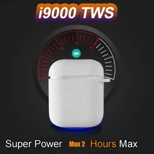 Смарт-сенсор Pop-up i9000 TWS Aire 2 1:1, беспроводные Bluetooth наушники, беспроводные наушники для зарядки PK i200 i1000 i2000 i5000 TWS