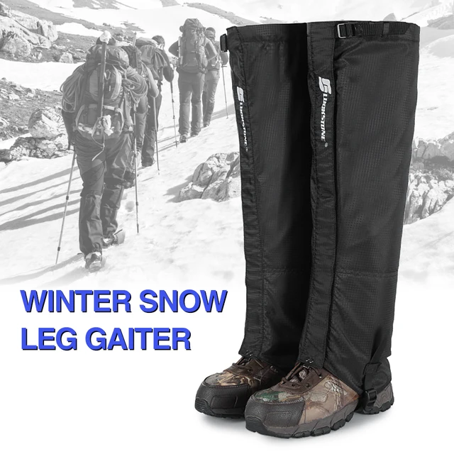 US $10.22 Long Gaiters Thermal Waterresistant Legs Protection Cover Skiing Snowboarding Gaiters Skiing Outdo