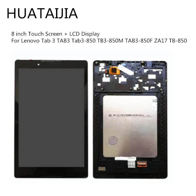 For Lenovo Tab 3 TAB3 8.0 Tab3-850 TB3-850M TAB3-850F ZA17 TB-850 8 inch Touch Screen glass LCD Display panel digitizer assembly |
