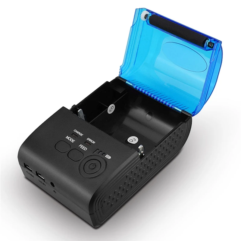 Zjiang Мини карманный Мобильный цветной термопринтер Bluetooth POS Код 58 мм кассовый принтер для ткани супермаркет магазин