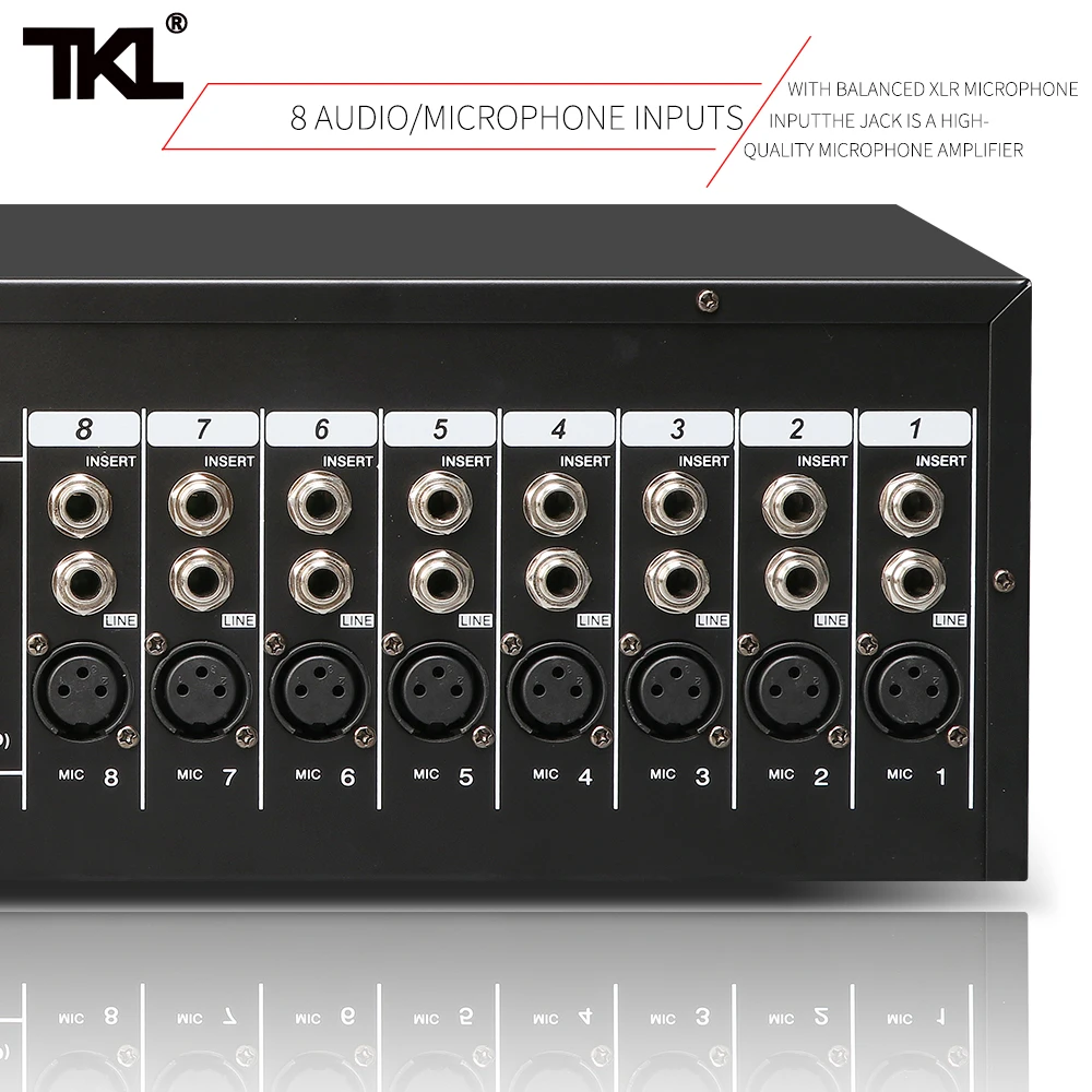 TKL Professional Audio Rack Mixer 12 channels