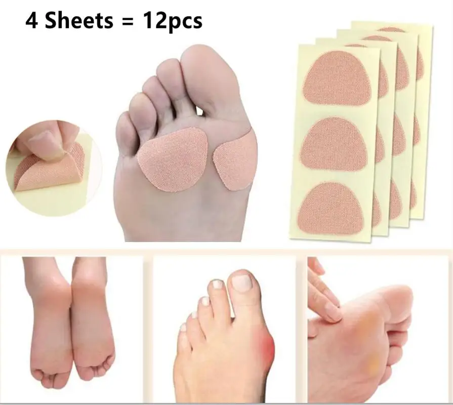 12-30Pcs Foot Corn Calluses Stickers Warts Thorn Pain Relief Patches Foot Care Cotton Pads Toe Protector Cushion Skin Care Tools