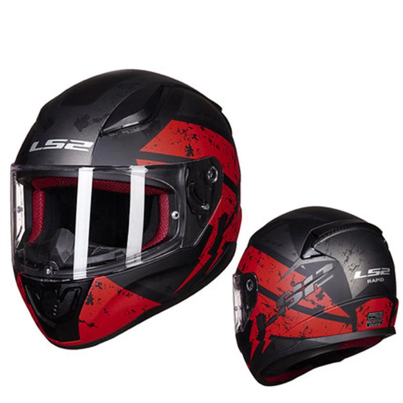 L2 FF353 полный шлем мотоциклетный модульный шлемы мотоциклетные Capacetes Moto Casco ECE утвержден - Цвет: Black red