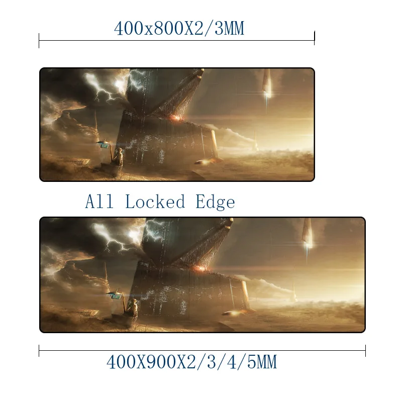 Congsipad The Cool Hadsome Sci-fi Scenery Creative Pattern Mousepad Star Wars Style Diy Custom Funn