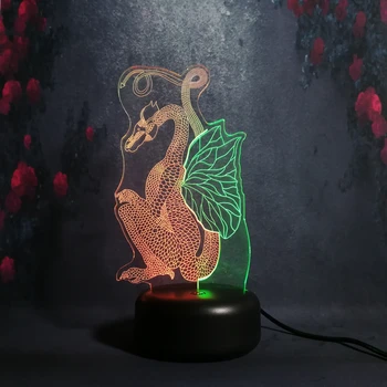 

Window Cut Paper Dragon Picture 3D LED Lava Bulbs Lighting Desk Lamp Home Bedside Decor Mild Natural Mixed Color USB Night Light