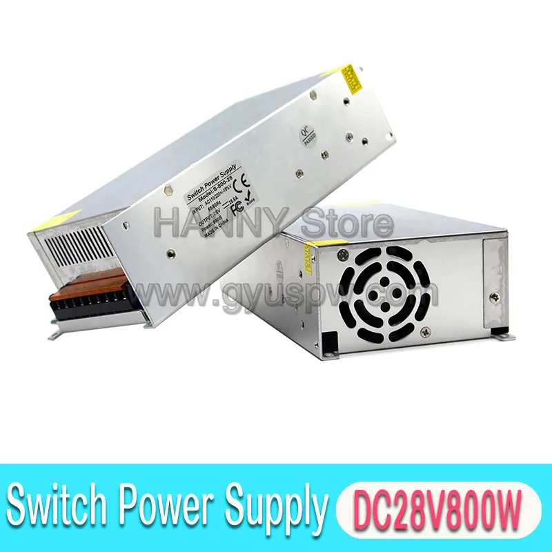 Питание DC12V DC18V DC4V DC30V DC36V DC42V DC48V DC60V 800 Вт Светодиодный драйвер Трансформатор импульсный источник питания для Светодиодный свет CCTV фрезерный станок с чпу шаговый двигатель