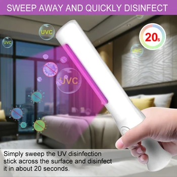 

Multifunction Disinfectant Antibacterial Lamp Remove Mites Battery Charging Battery Charging Light 3W Light Small UV Lamp