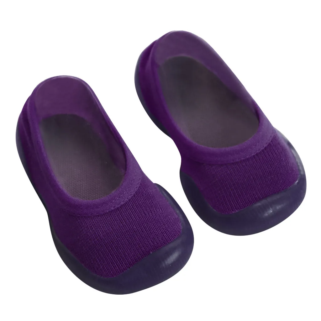 Однотонные носки на мягкой резиновой подошве для новорожденных девочек; тапочки; обувь для младенцев; Chaussure; обувь для малышей; Zapatos