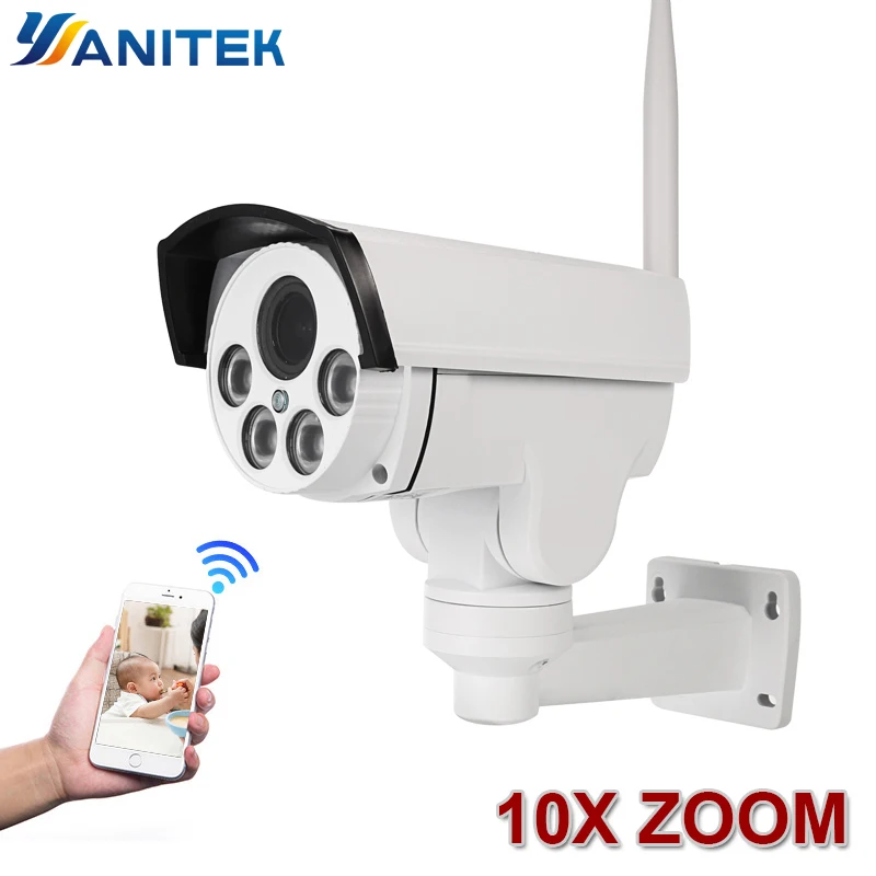 

5MP 10X Optical Zoom Wifi Street IP Camera PTZ Bullet Outdoor 5X 2MP 1080p Wireless IR Night Onvif SD Card Audio CCTV IP ONVIF