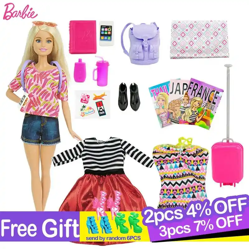 barbie travel doll