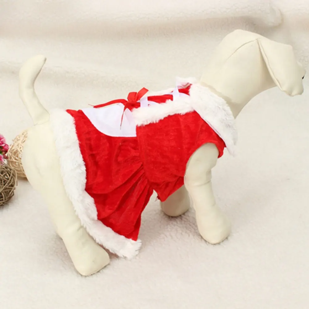 Santa Pet Dog Costume Christmas Clothes for Small Dogs Winter Dog Hooded Coat Jackets Puppy Cat Clothing Chihuahua Yorkie Outfit