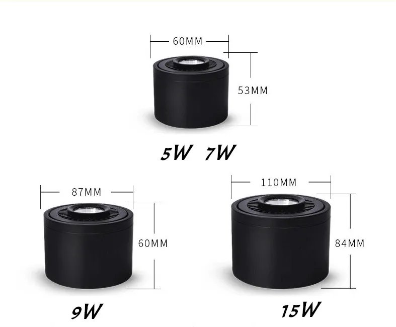 天花灯吸顶_明装射灯led天花灯吸顶免背景墙过道玄关灯北欧cob服装店筒灯---阿里巴巴_11