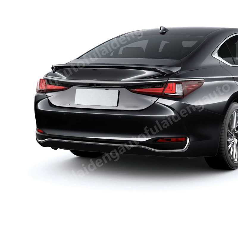 Для Lexus ES350 ES300h- спортивный стиль задний спойлер крышки багажника протектор крыла накладка автомобиля Стайлинг Аксессуары - Цвет: Черный