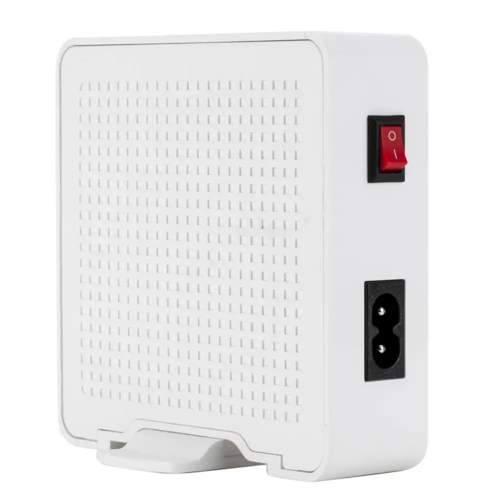 Универсальное 6 портов USB 3,1 type-C быстрое зарядное устройство 5V 10A настольное зарядное устройство для мобильного телефона с подставкой USB зарядное устройство США/ЕС/Великобритания Разъем FS