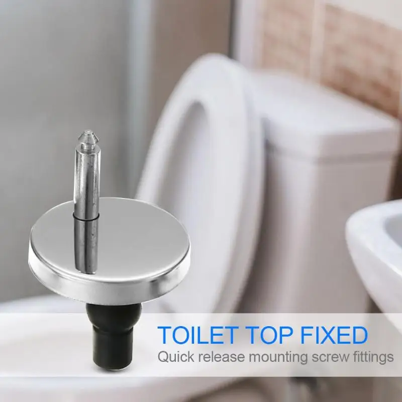 

2pcs/set Replacement Cover Top Fix WC Toilet Seat Hinges Fittings Quick Release Hinge Screw with Fitting Screws 75*45*45mm