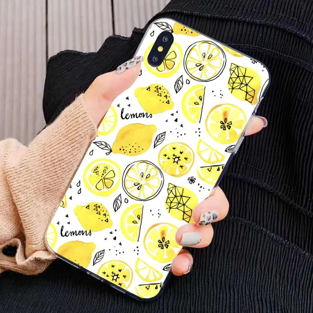 Для Huawei мате честь 4C 5C 5X 6X 7 7A 7C 8 9 10 8C 8X 20 Lite рro Soft Shell Чехол Лето Ананас Лимон арбуз |