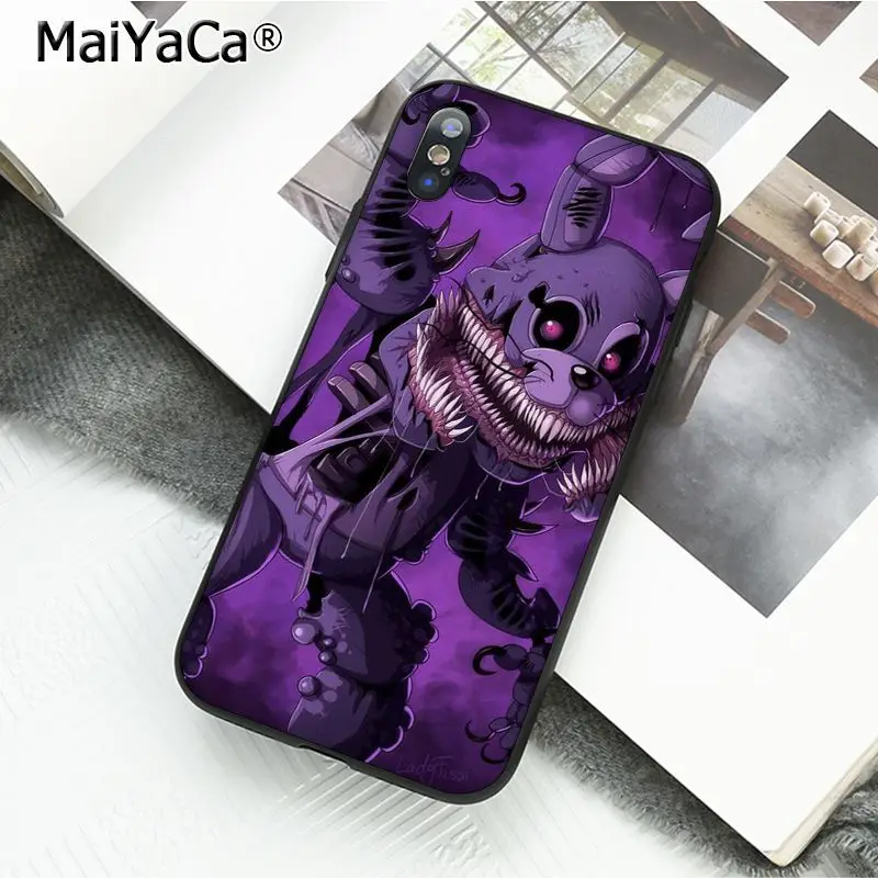 Чехол для телефона MaiYaCa five nights at freddy's fnaf freddy для iphone 11 Pro 11Pro MAX X XS MAX 6 6s 7 7plus 8 8Plus 5 5S SE XR 10