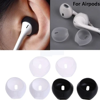 

5 Pairs Soft Silicone Earphone Case In Ear Earbuds Cover Eartips Replacement Anti-Lost Anti-slip Ear Cap Caps For Earphone