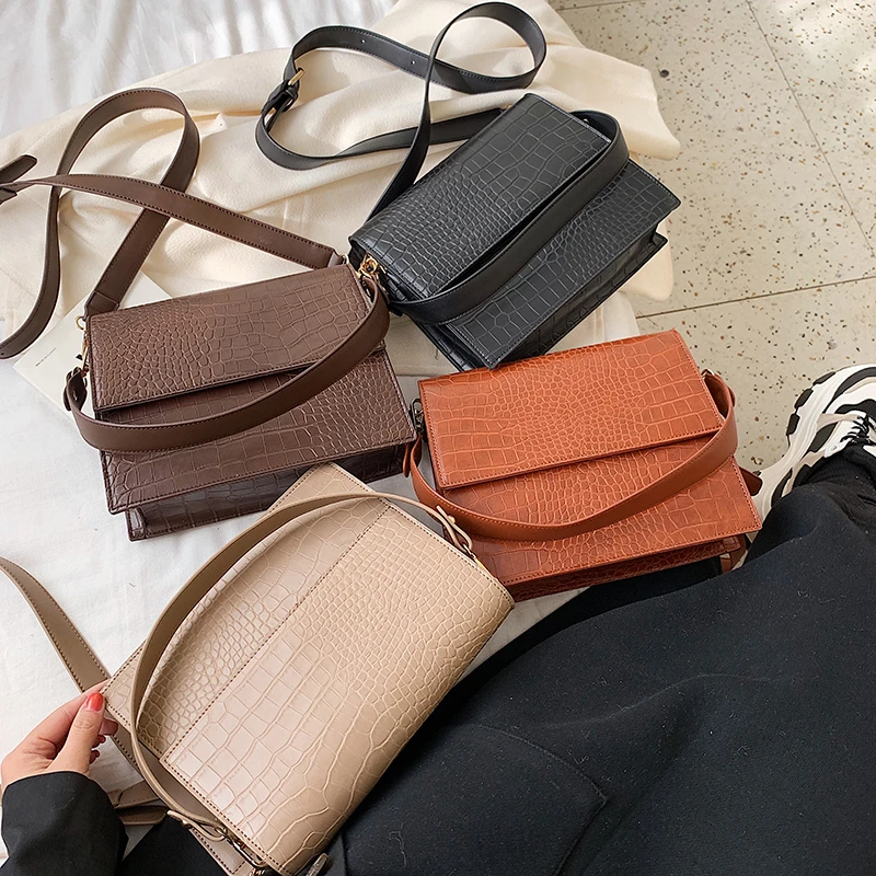 Роскошные сумки, женские сумки, дизайнерские аллигаторные узоры из искусственной кожи, женские кошельки и сумки, женские дорожные сумки через плечо