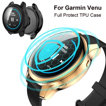 

High-quality Protective Case Shock-resistant Flexible Comfortable TPU Cover Protective Bumper Shell For Garmin Venu Smart Watch
